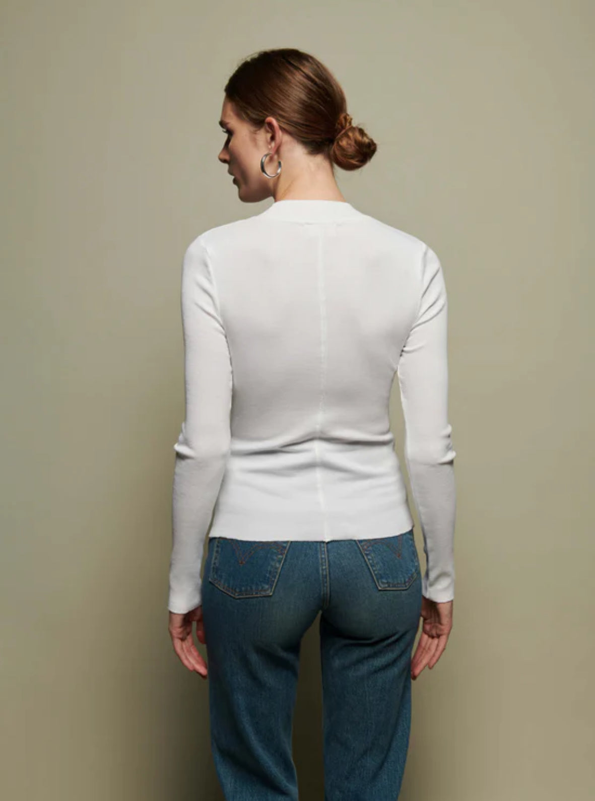 Gina Long Sleeve White