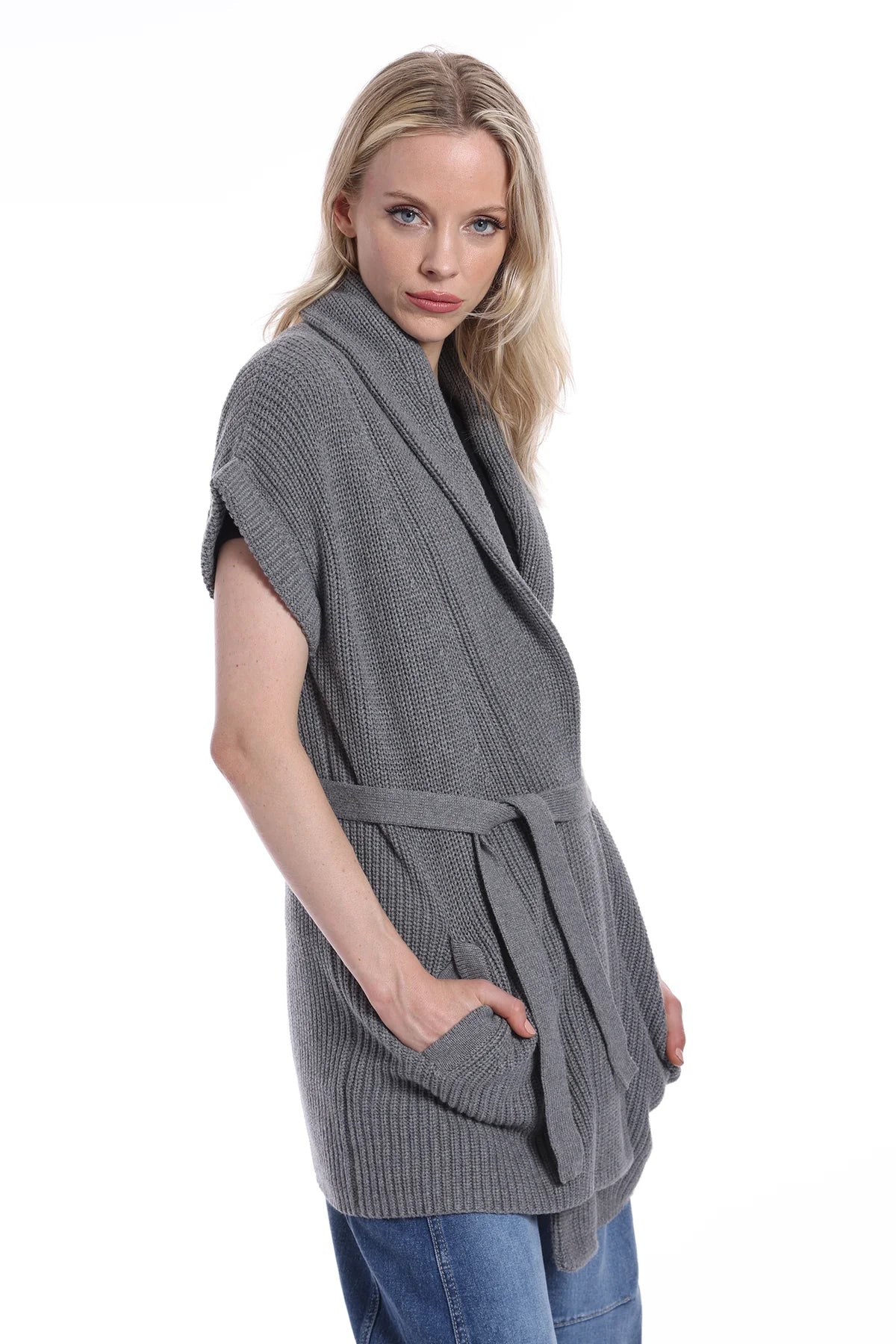 Belted Cardi