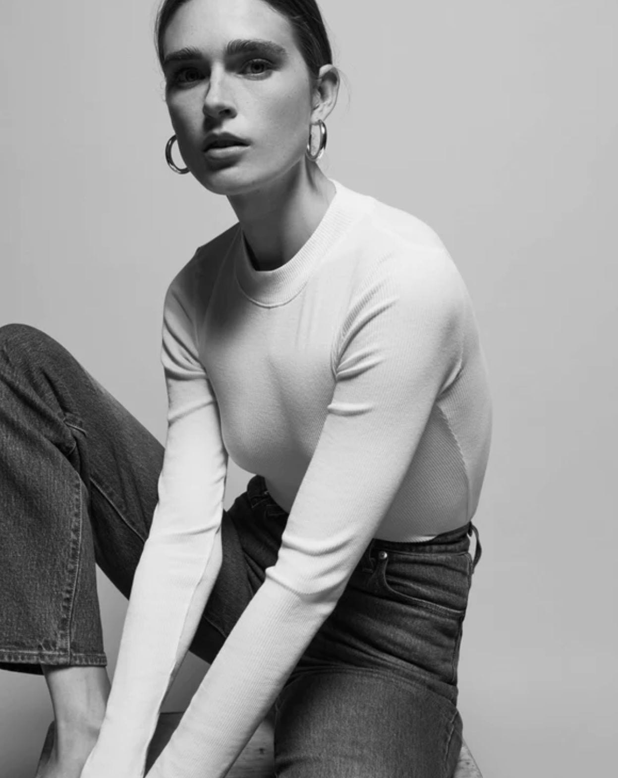 Gina Long Sleeve White