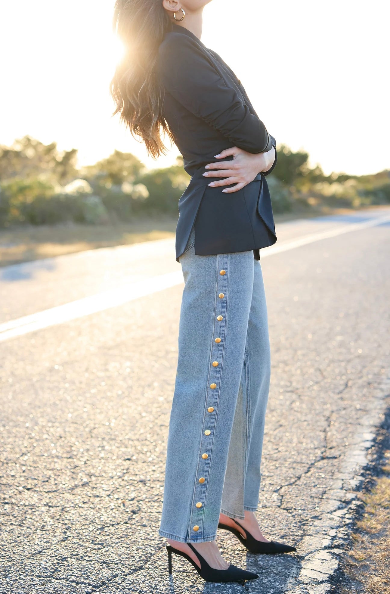 Stassia Snap Jeans
