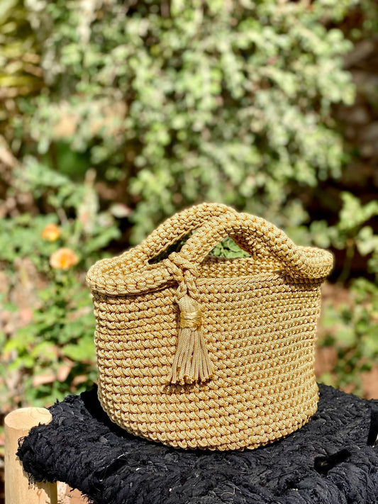 Sand Crochet Bag
