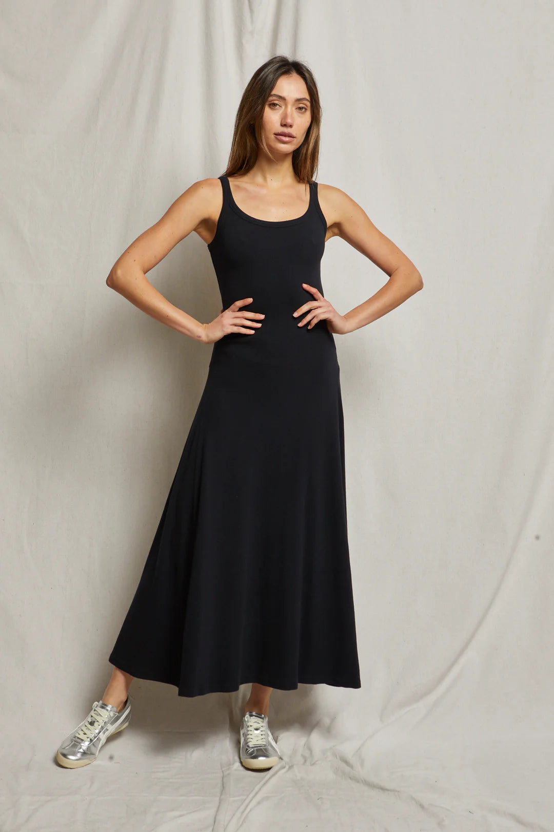 Mimi Jersey Ribbed Tank Dress
