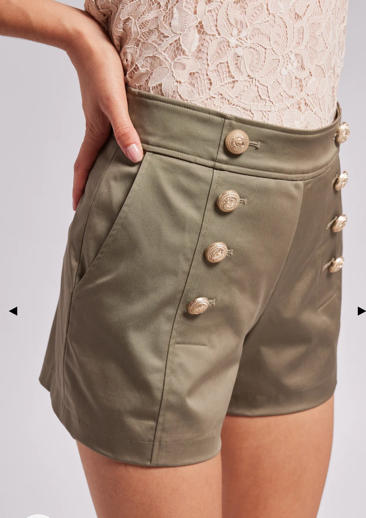 Emma Gabardine Shorts