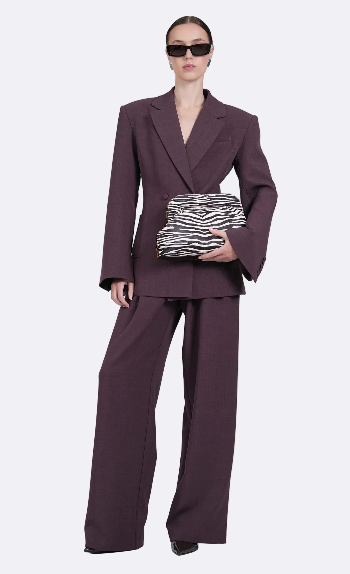 Aveline Blazer Plum