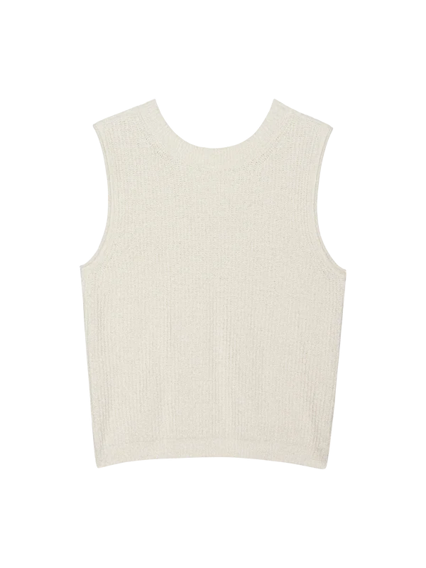 Eliza Sweater Tank White
