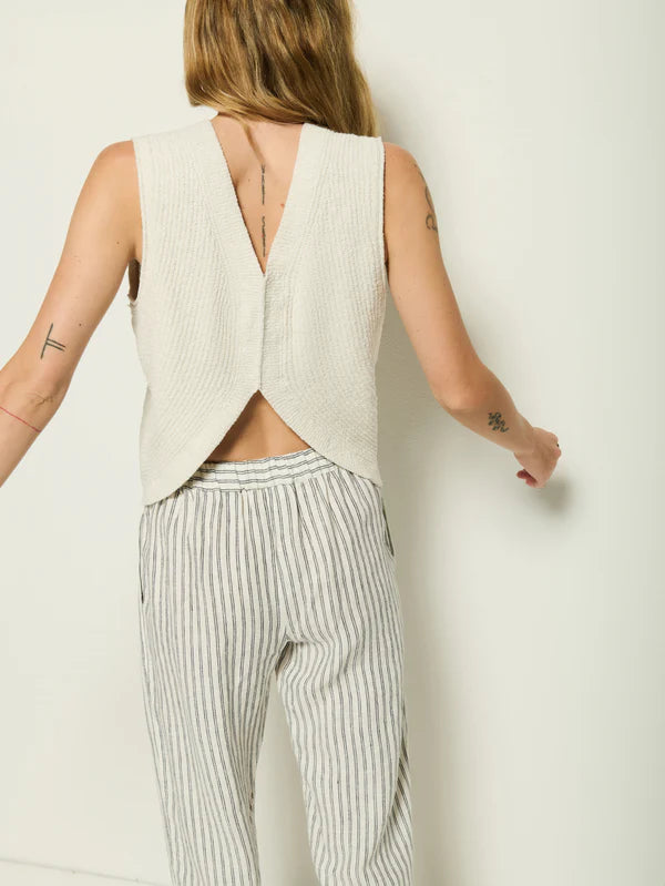 Eliza Sweater Tank White