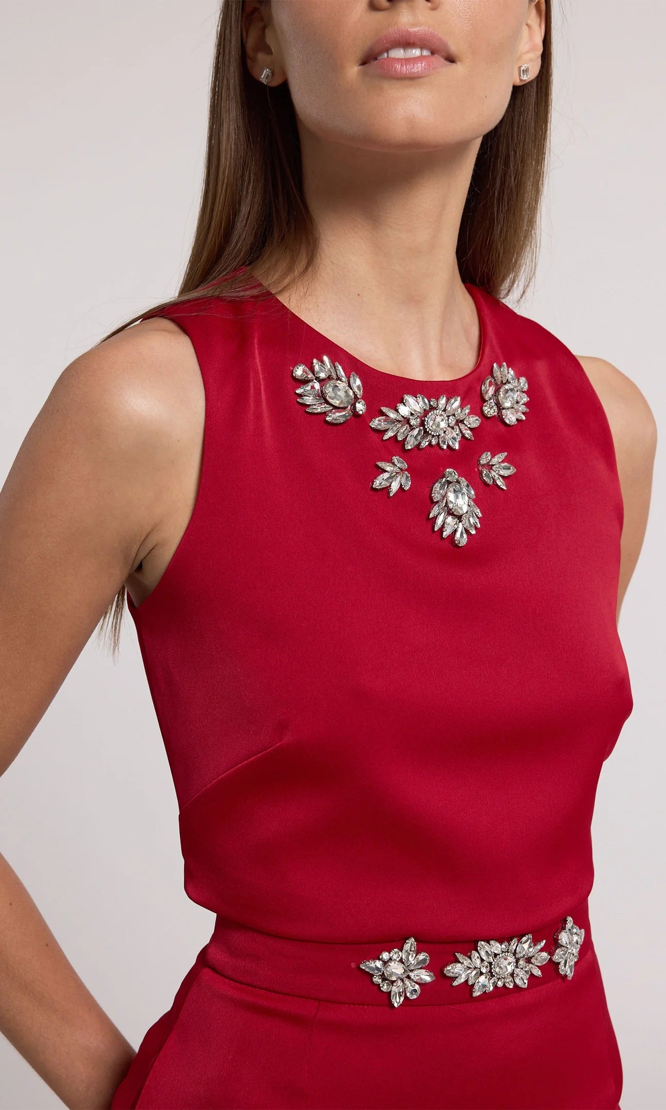 Opal Crystal Embellished Top