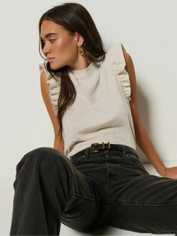 Paulette Tank Heather Oatmeal