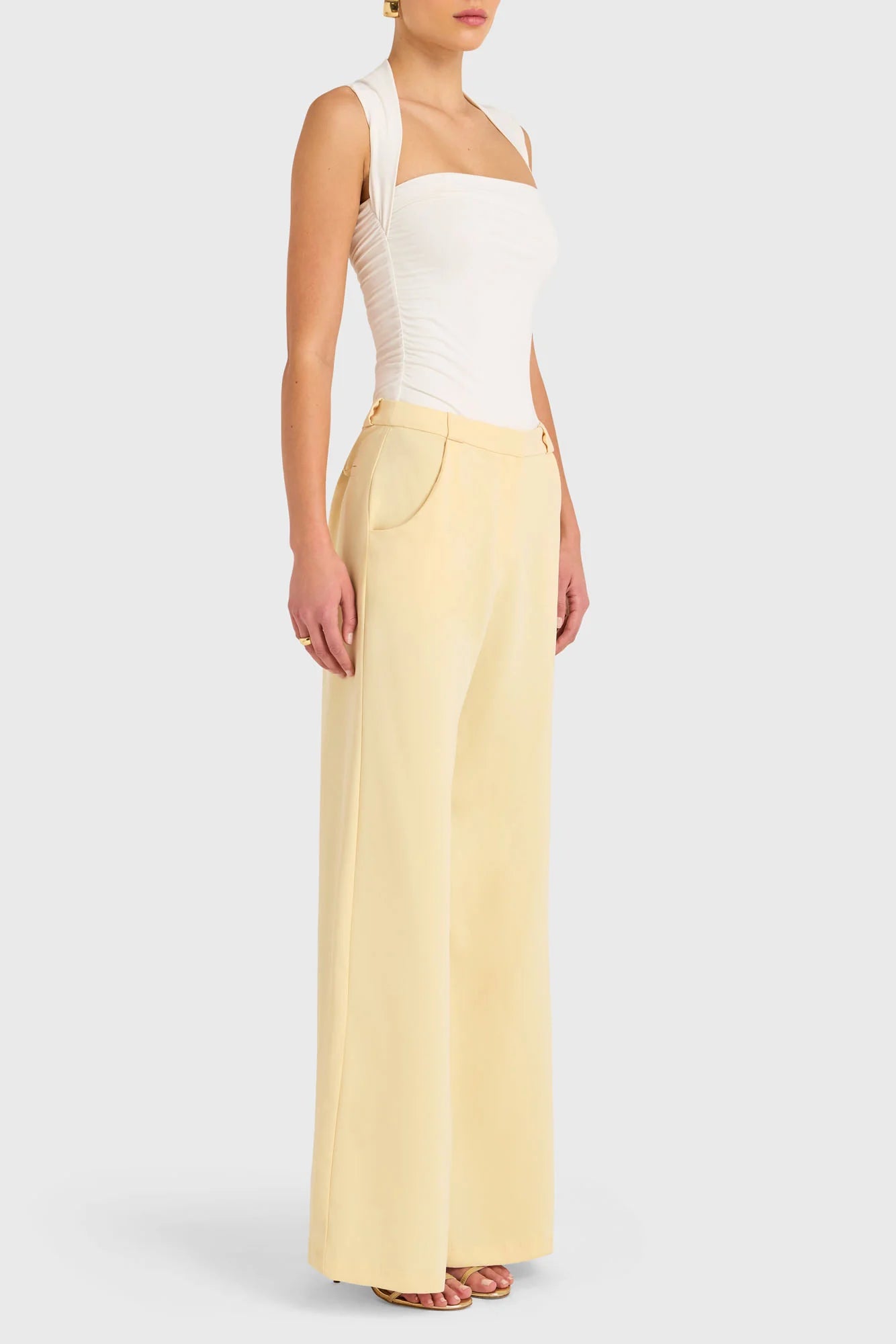 Saddler Pant (IVORY…not yellow)