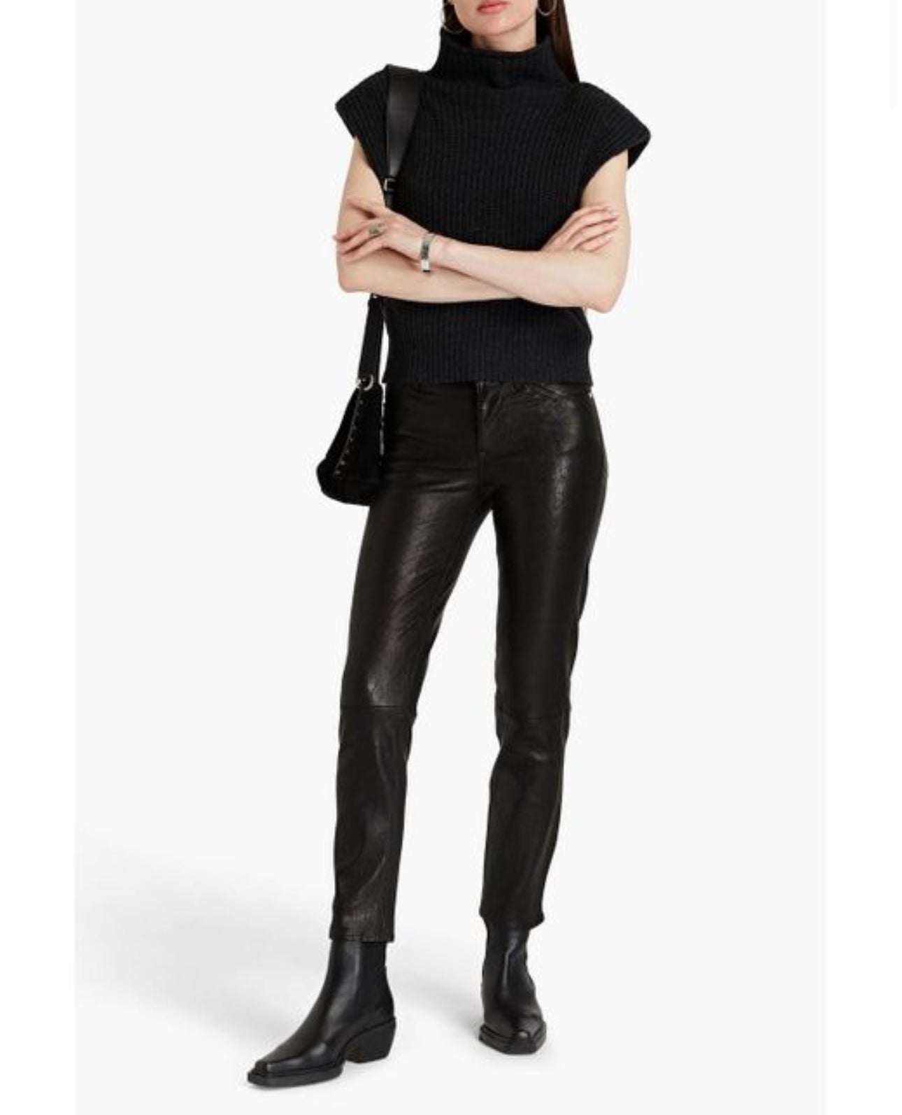 Le High Leather Pants