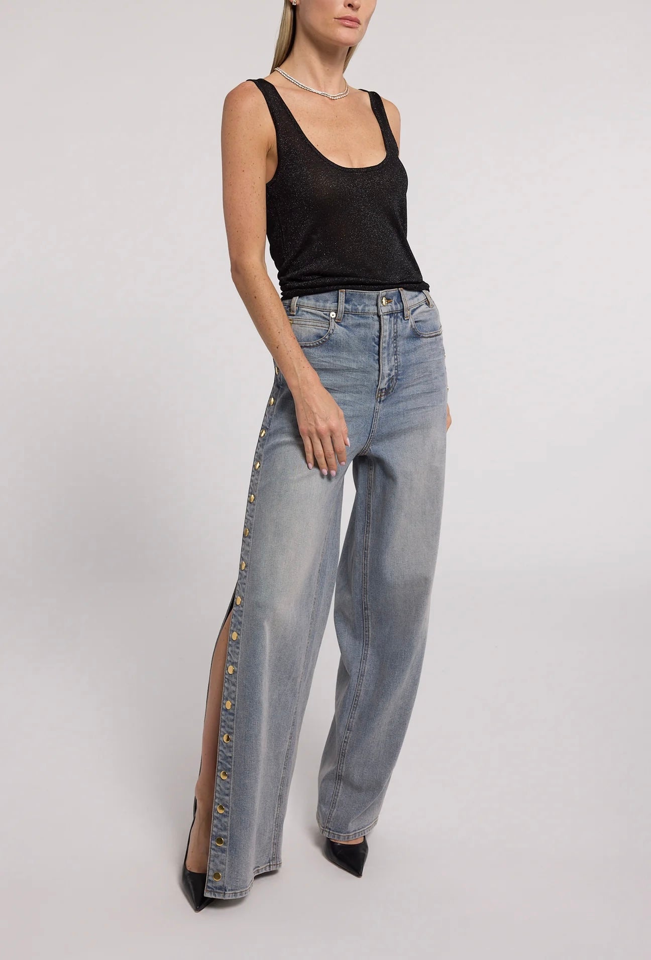 Stassia Snap Jeans