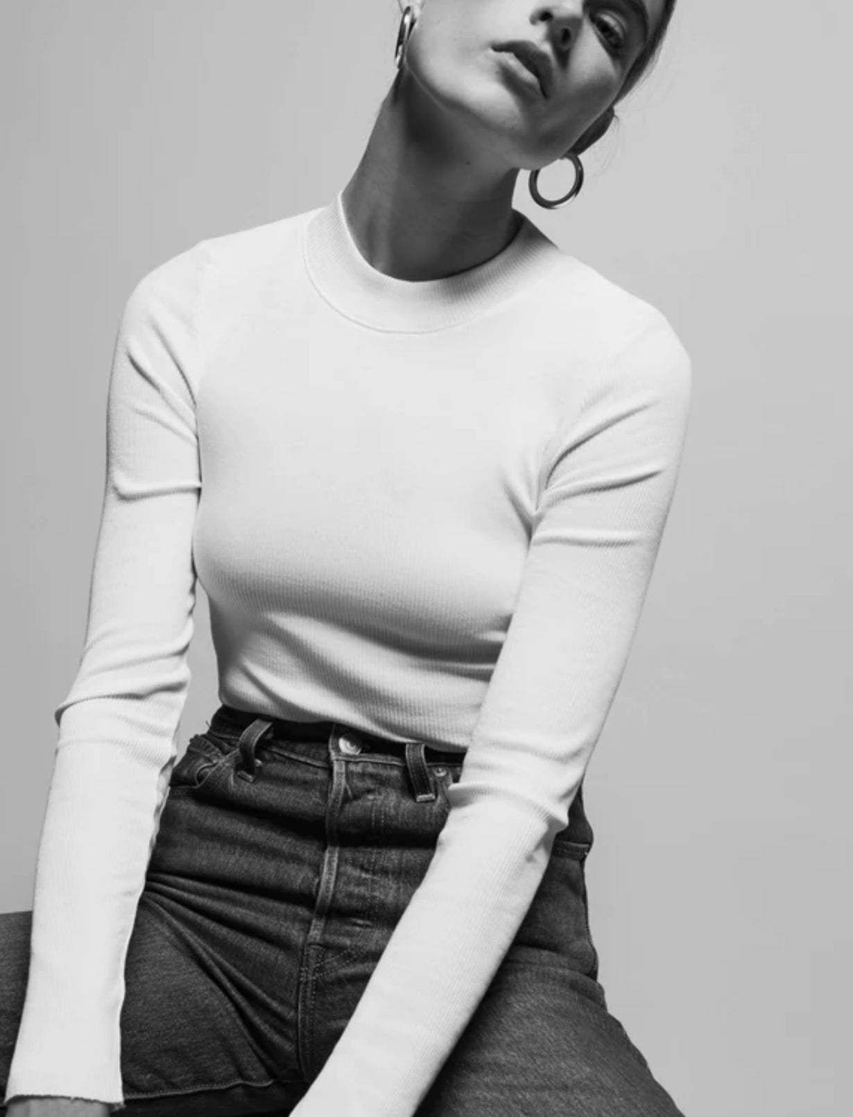 Gina Long Sleeve White