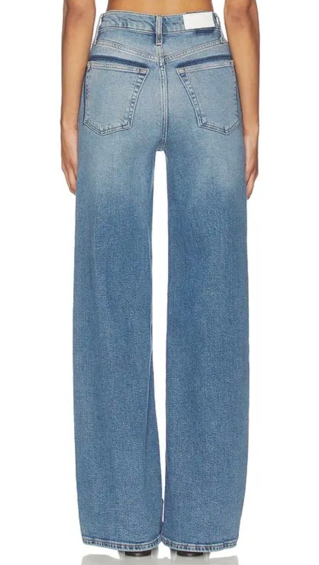 High Rise Wide Leg In Shadow