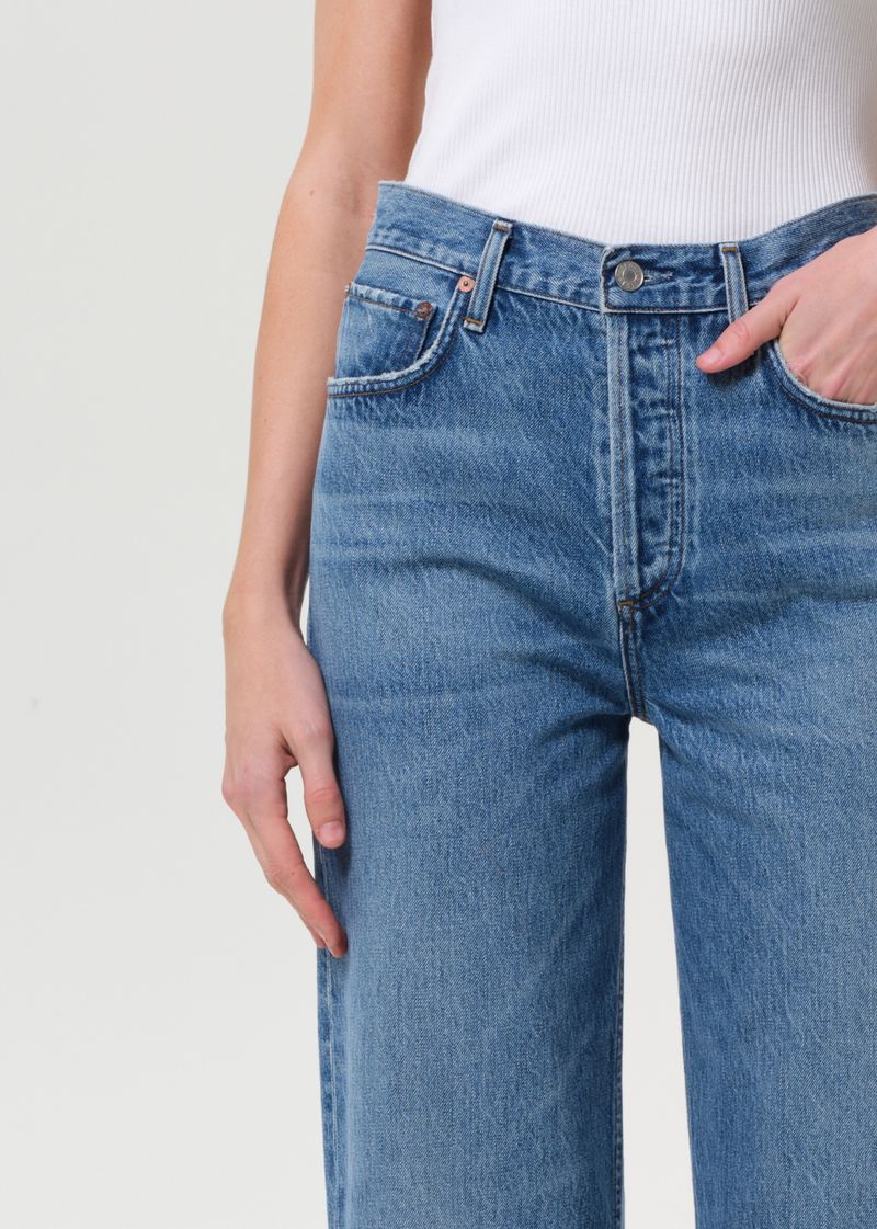 Ren High Rise Wide Leg In Shrine