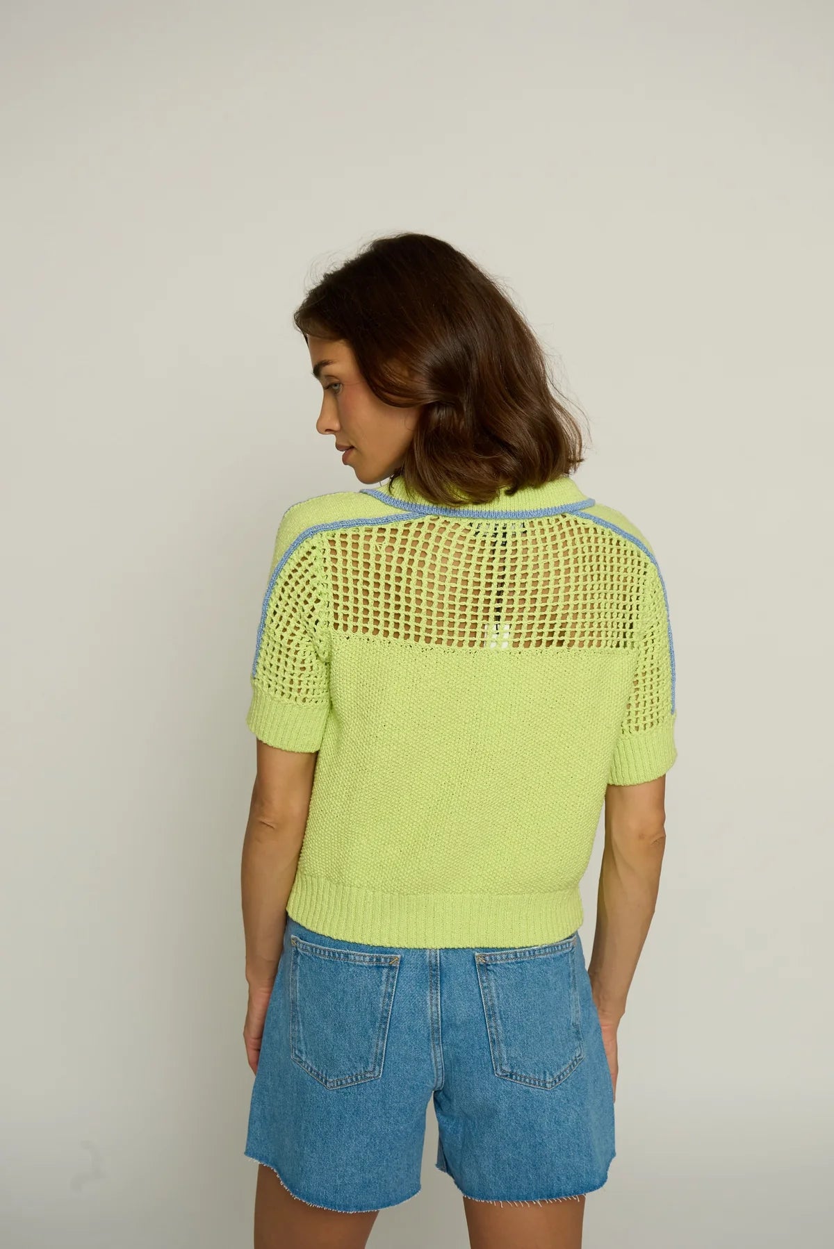 Mesh Yolk Polo
