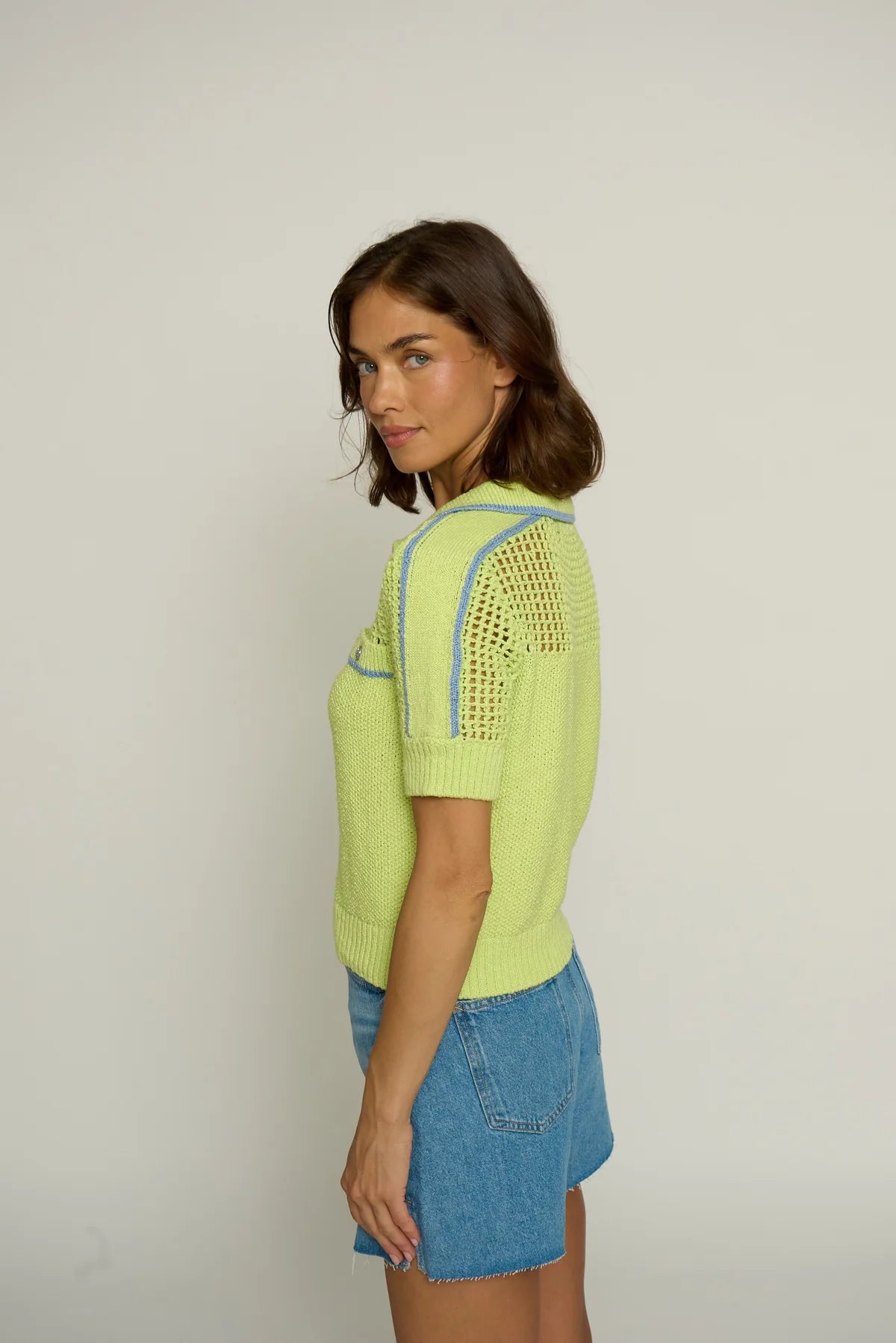 Mesh Yolk Polo