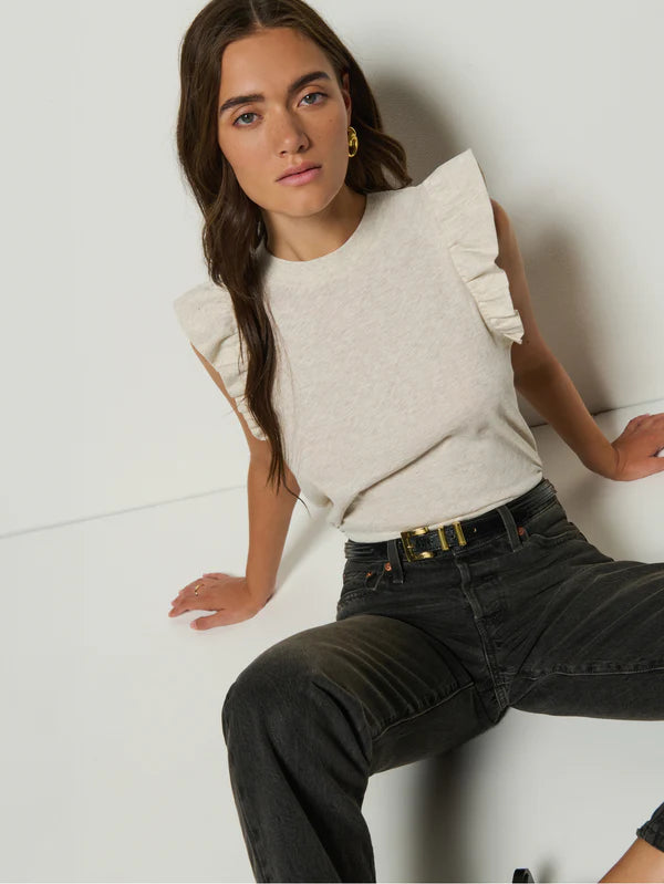 Paulette Tank Heather Oatmeal