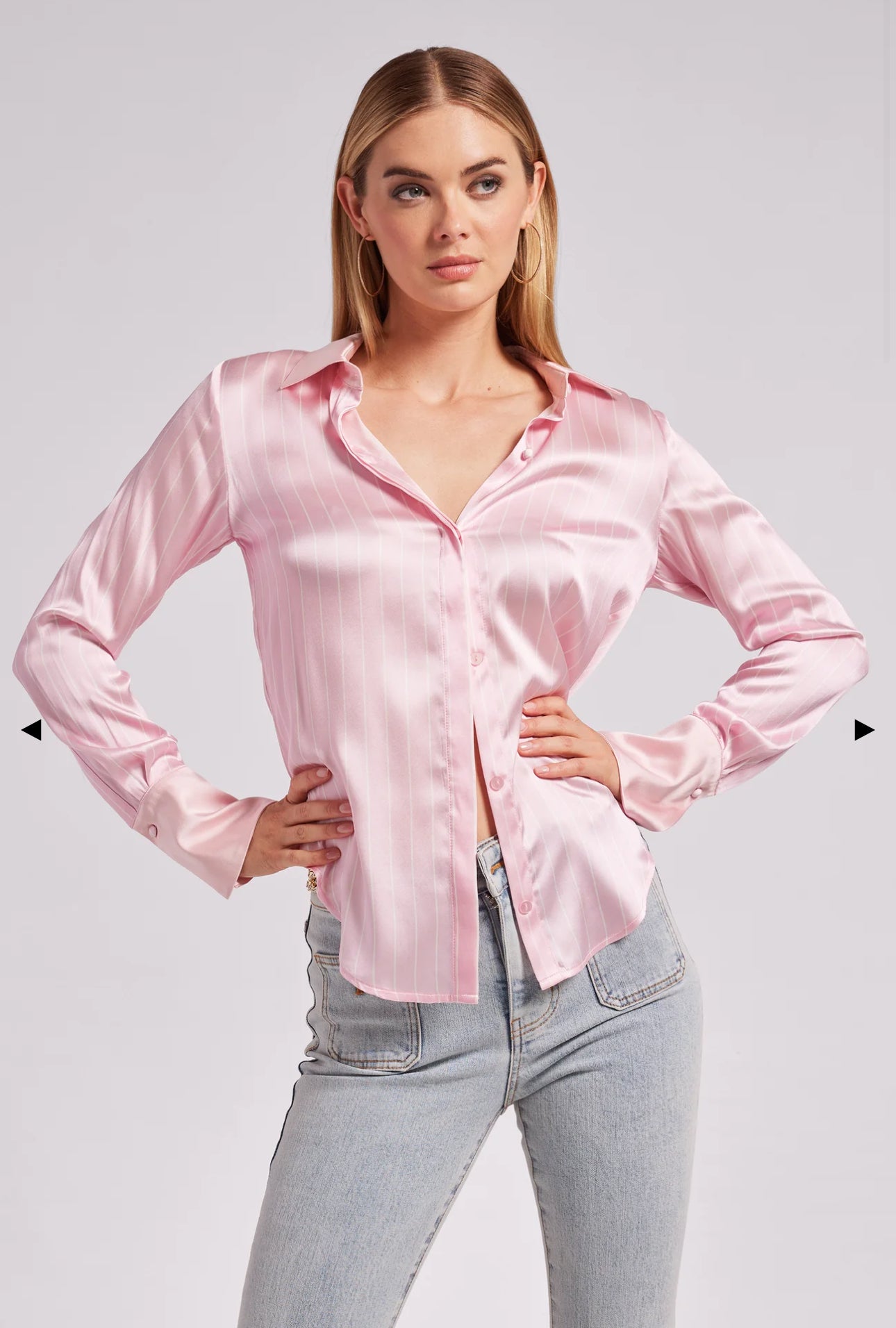 Jay Pinstripe Blouse