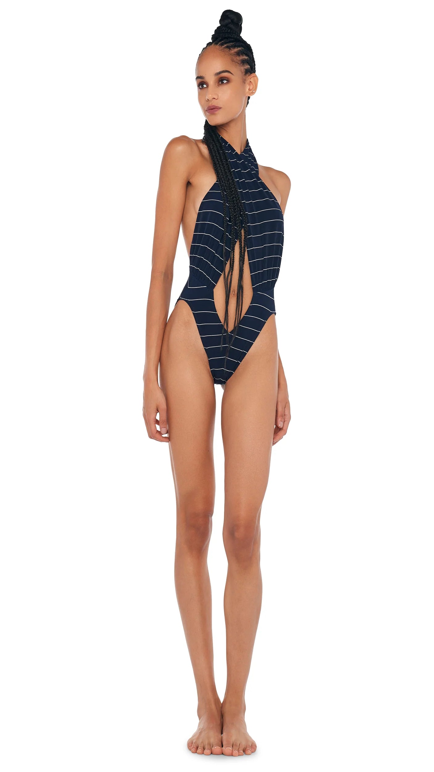Cross Halter Bodysuit