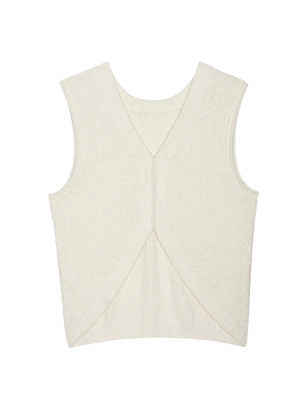 Eliza Sweater Tank White
