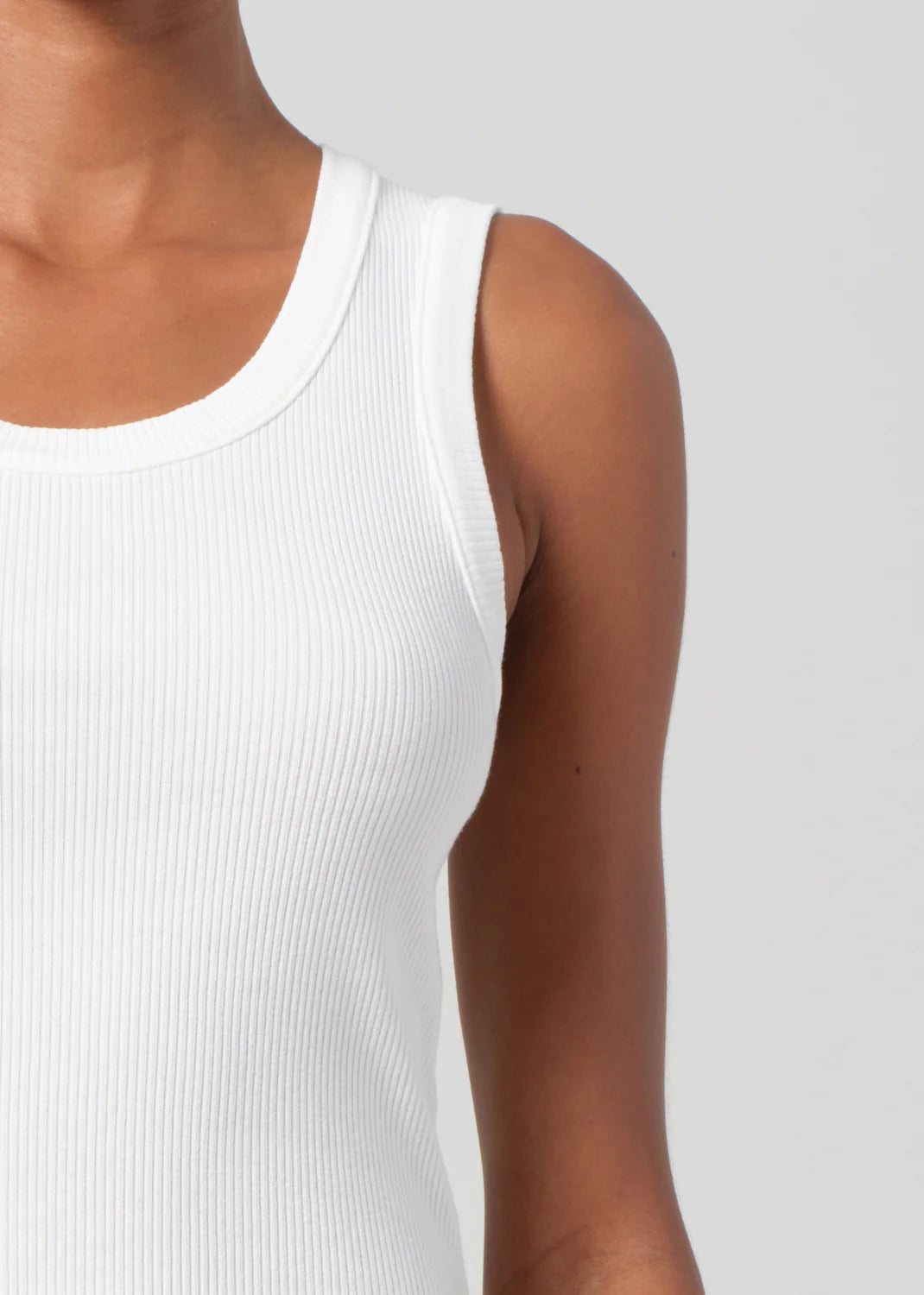 Shrunken Poppy Tank White