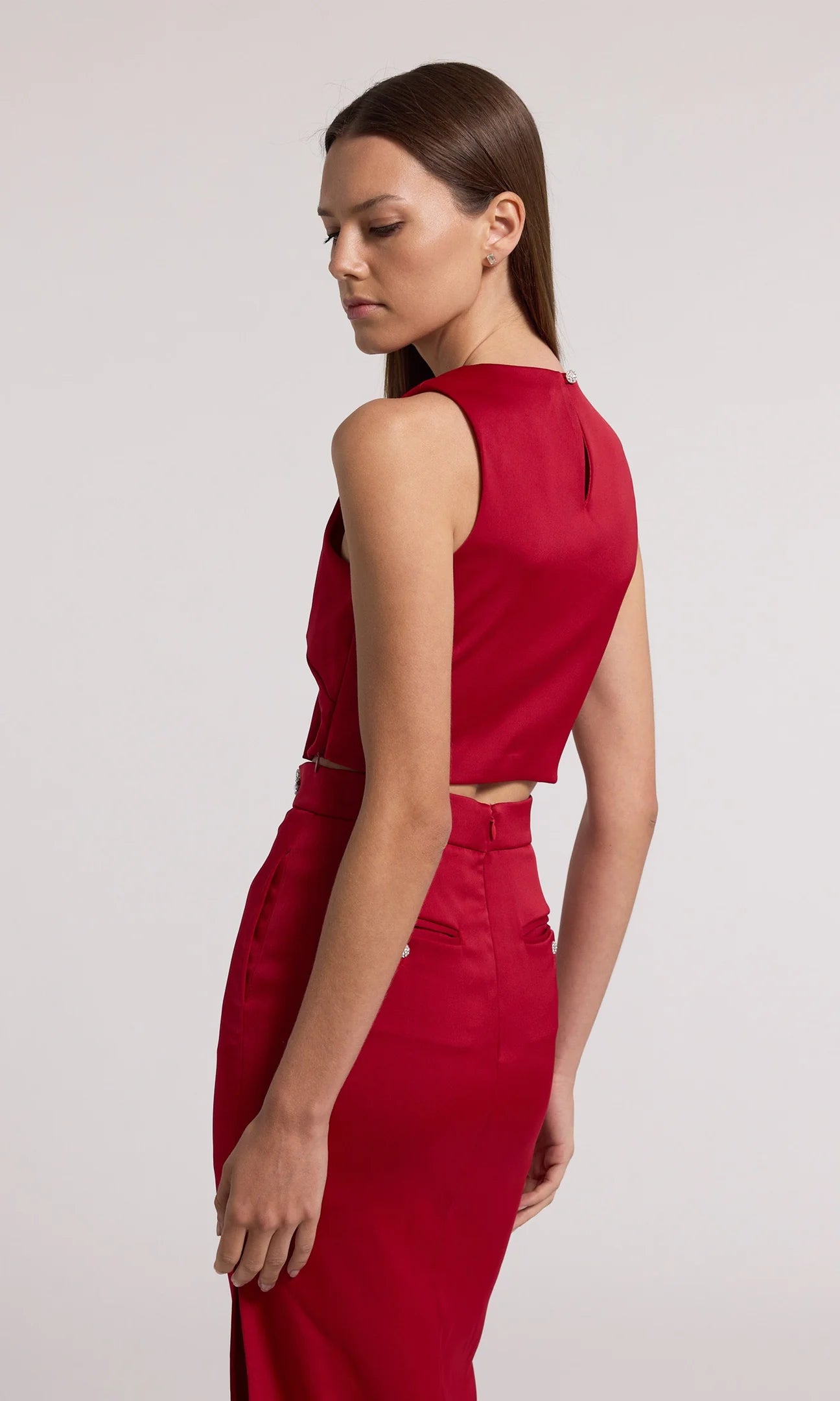 Opal Crystal Embellished Top