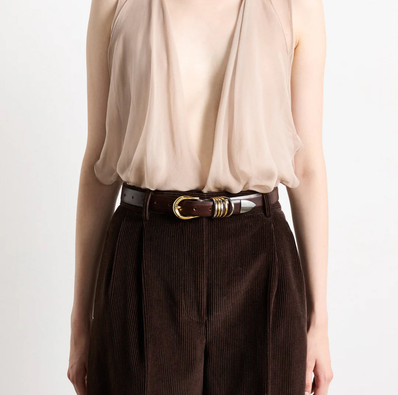 Hollyhock Mixed Metal Marrone