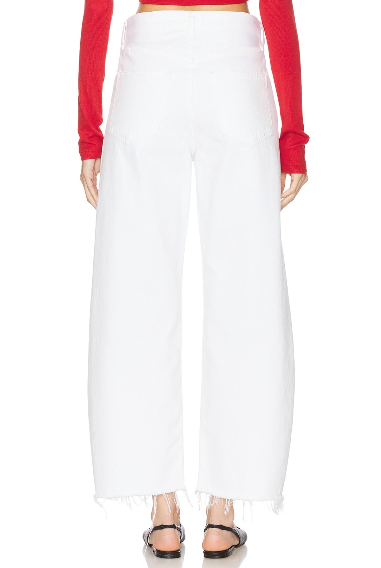 Low Curve Jean Milkshake Fray