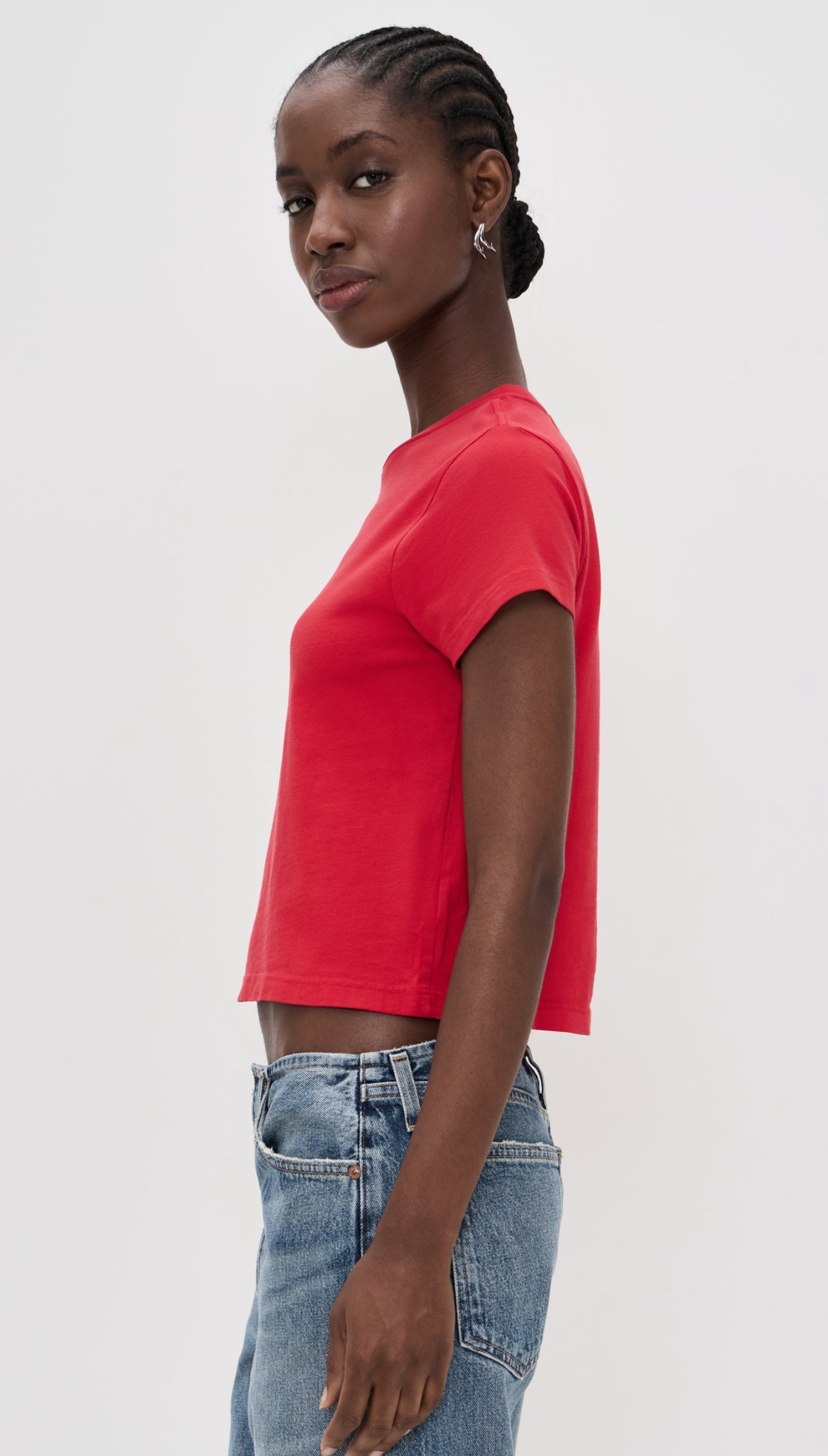 Adine Shrunken Tee Tomato