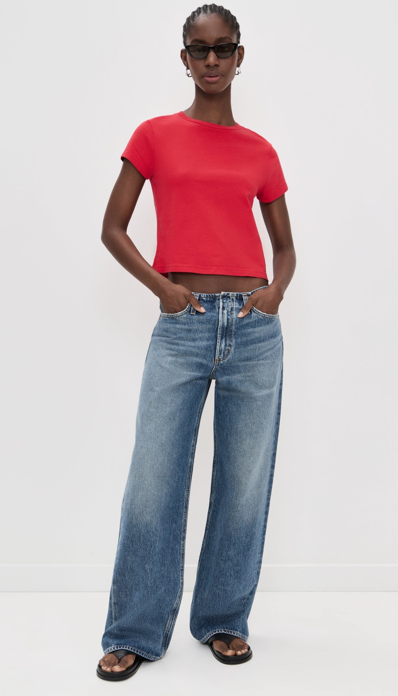 Adine Shrunken Tee Tomato