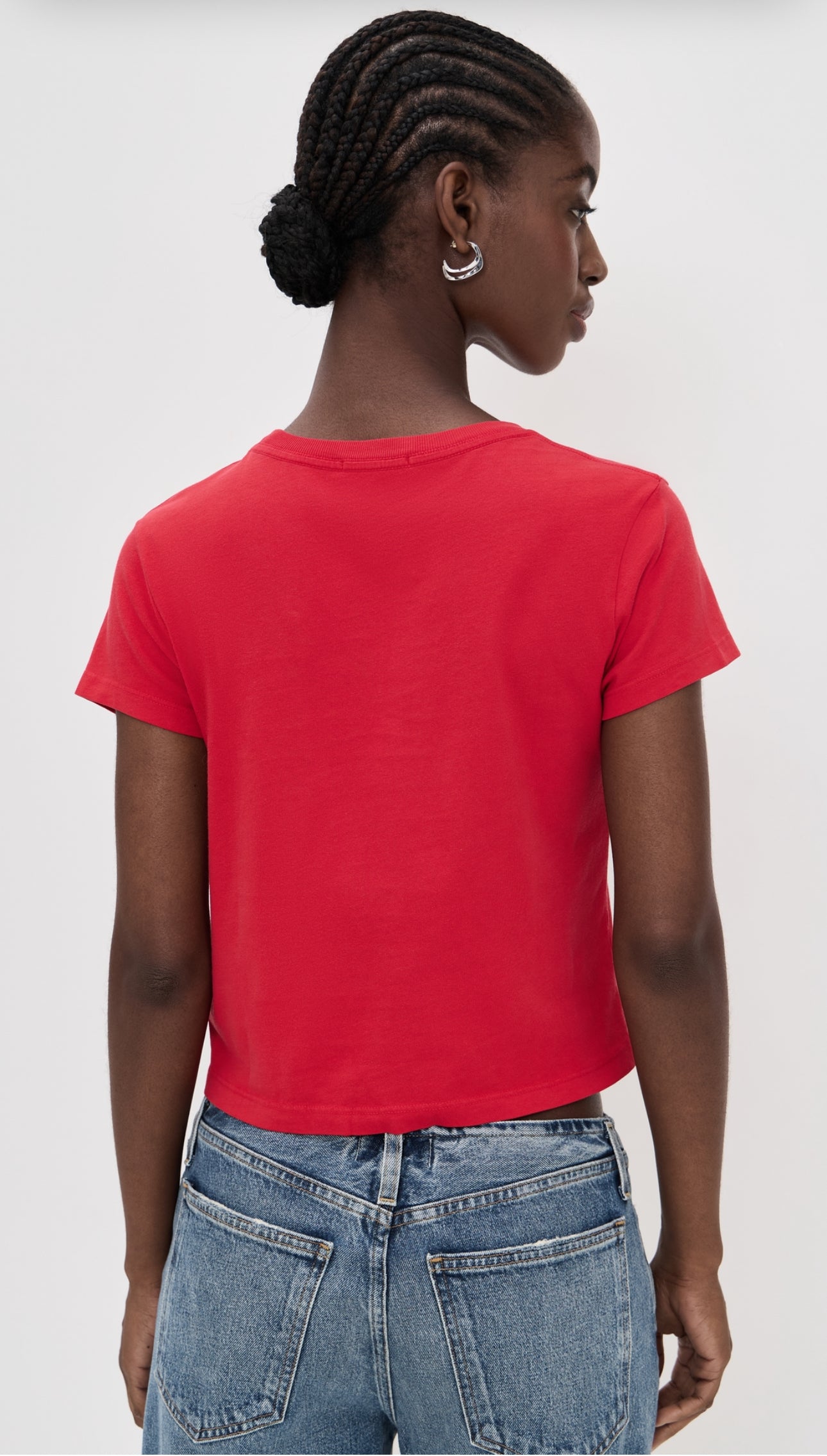 Adine Shrunken Tee Tomato