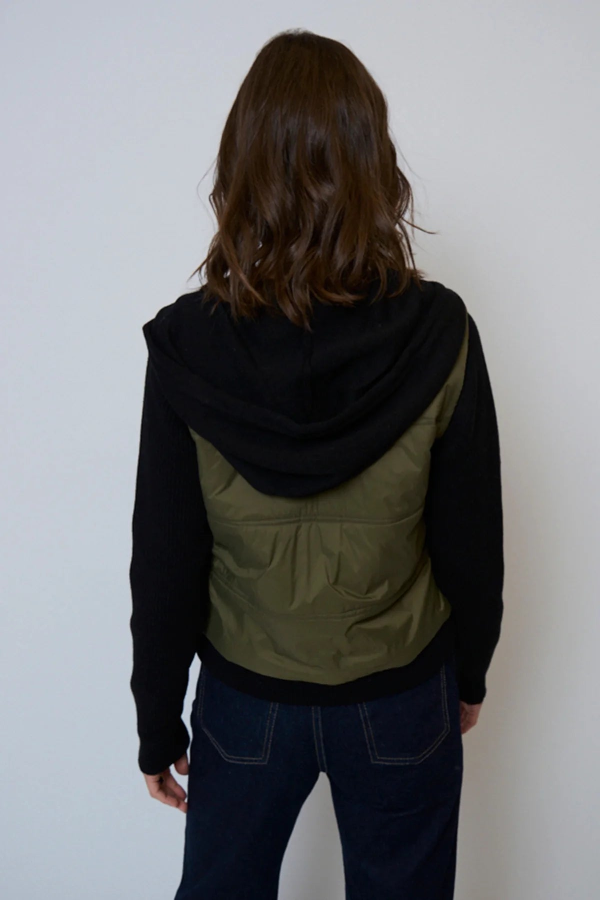 Brady Hooded Sweater Sleeve Jacket