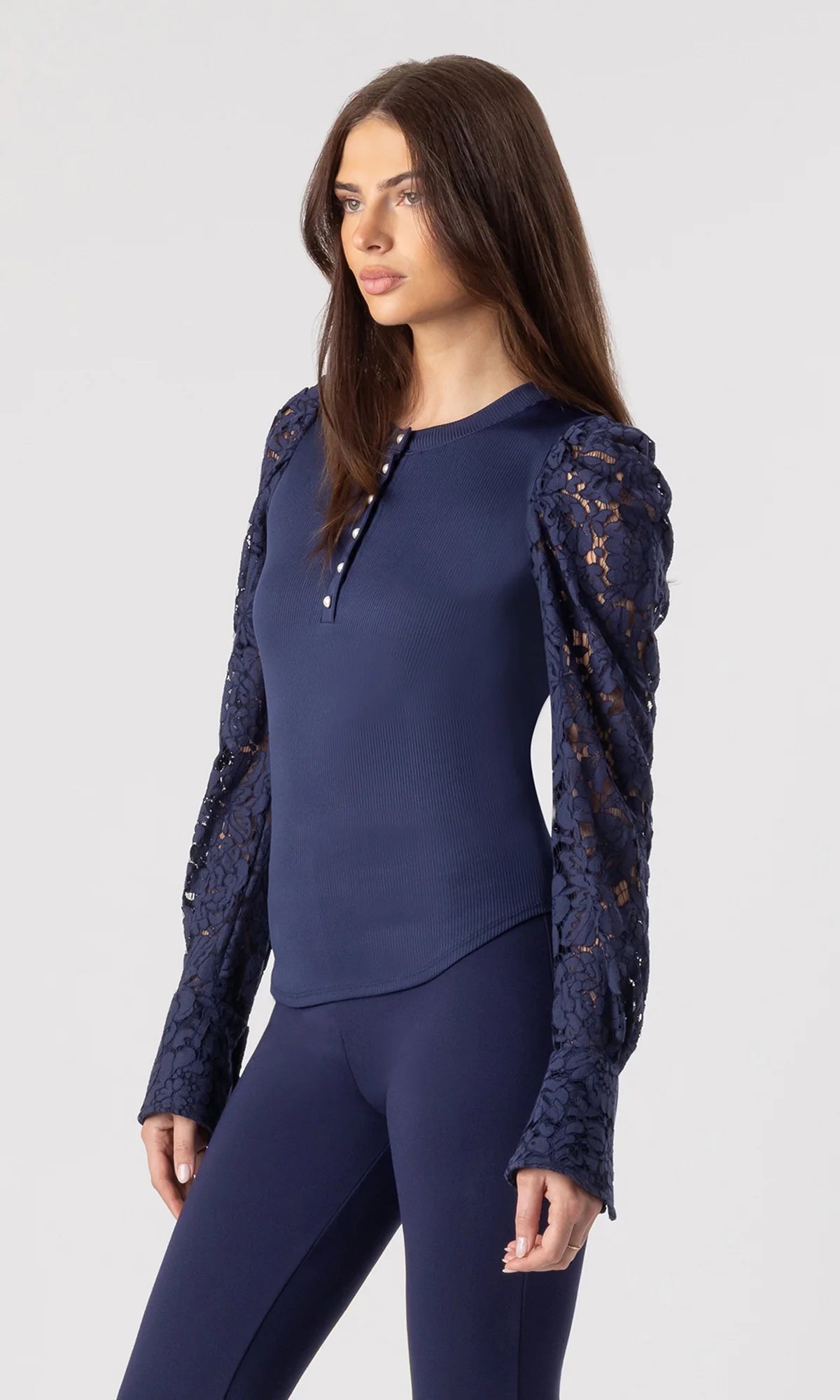 Macoy Lace Combo Top