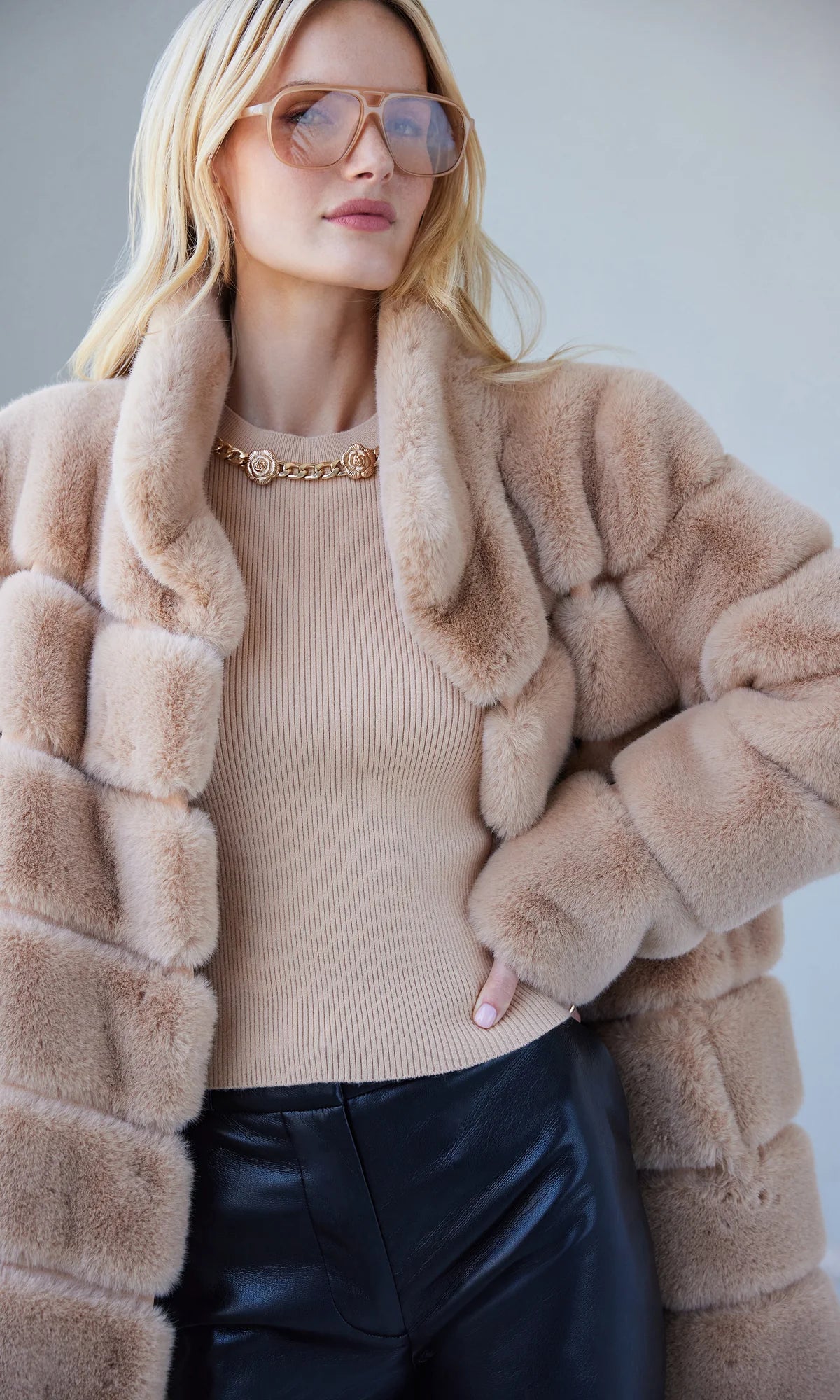 Christie Faux Fur Coat