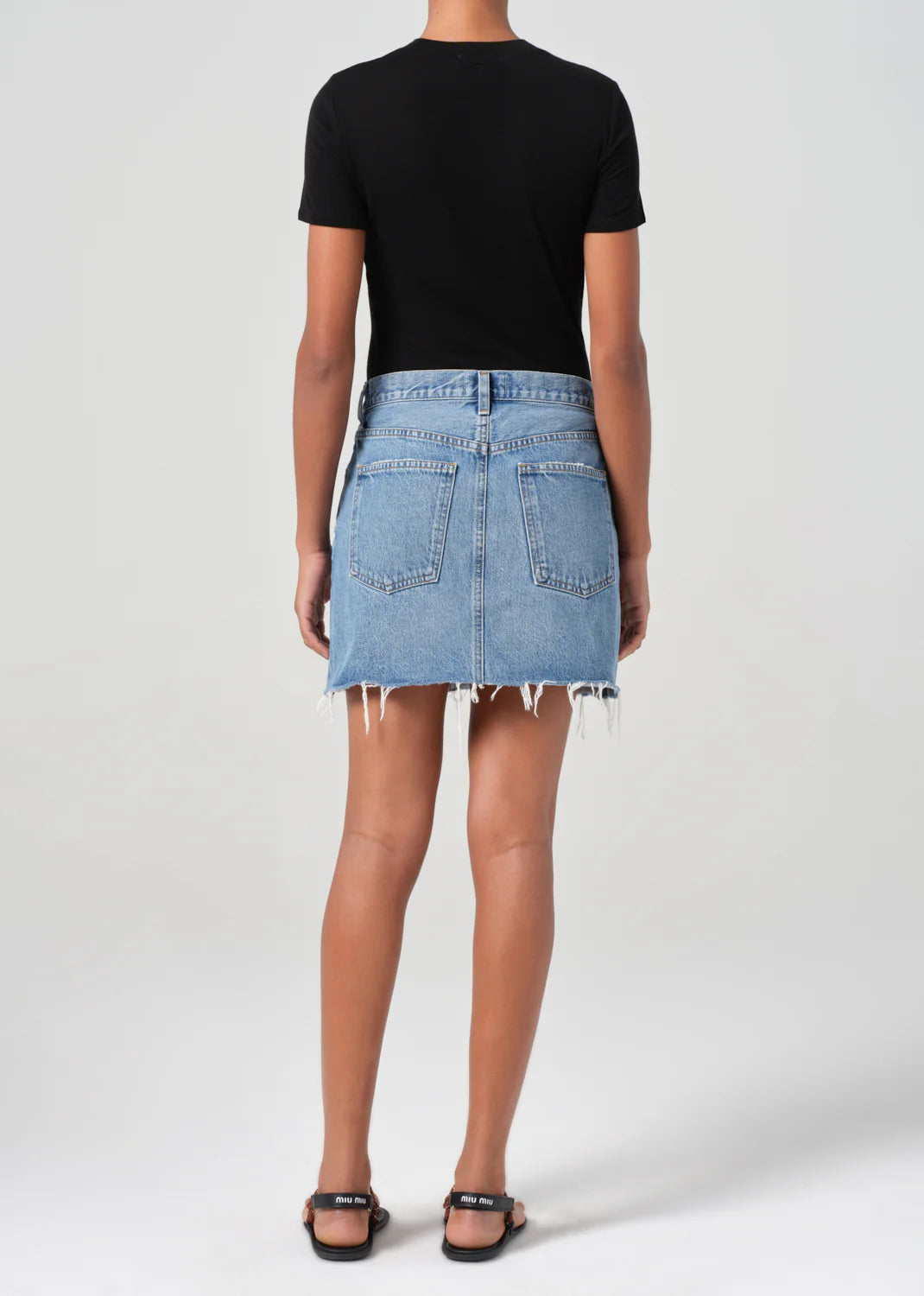 V Waist Mini Skirt Fairway