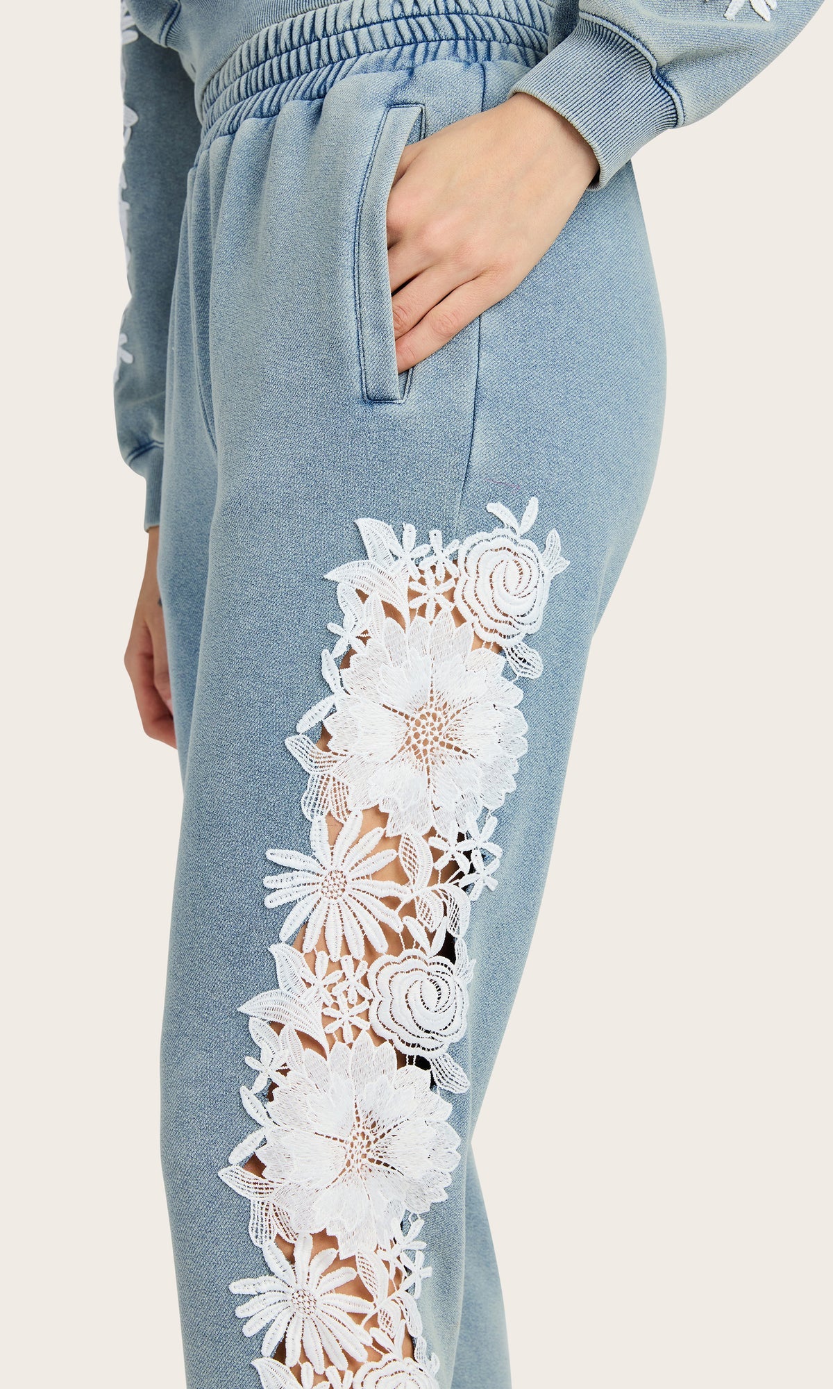 Winnie Lace Combo Jogger