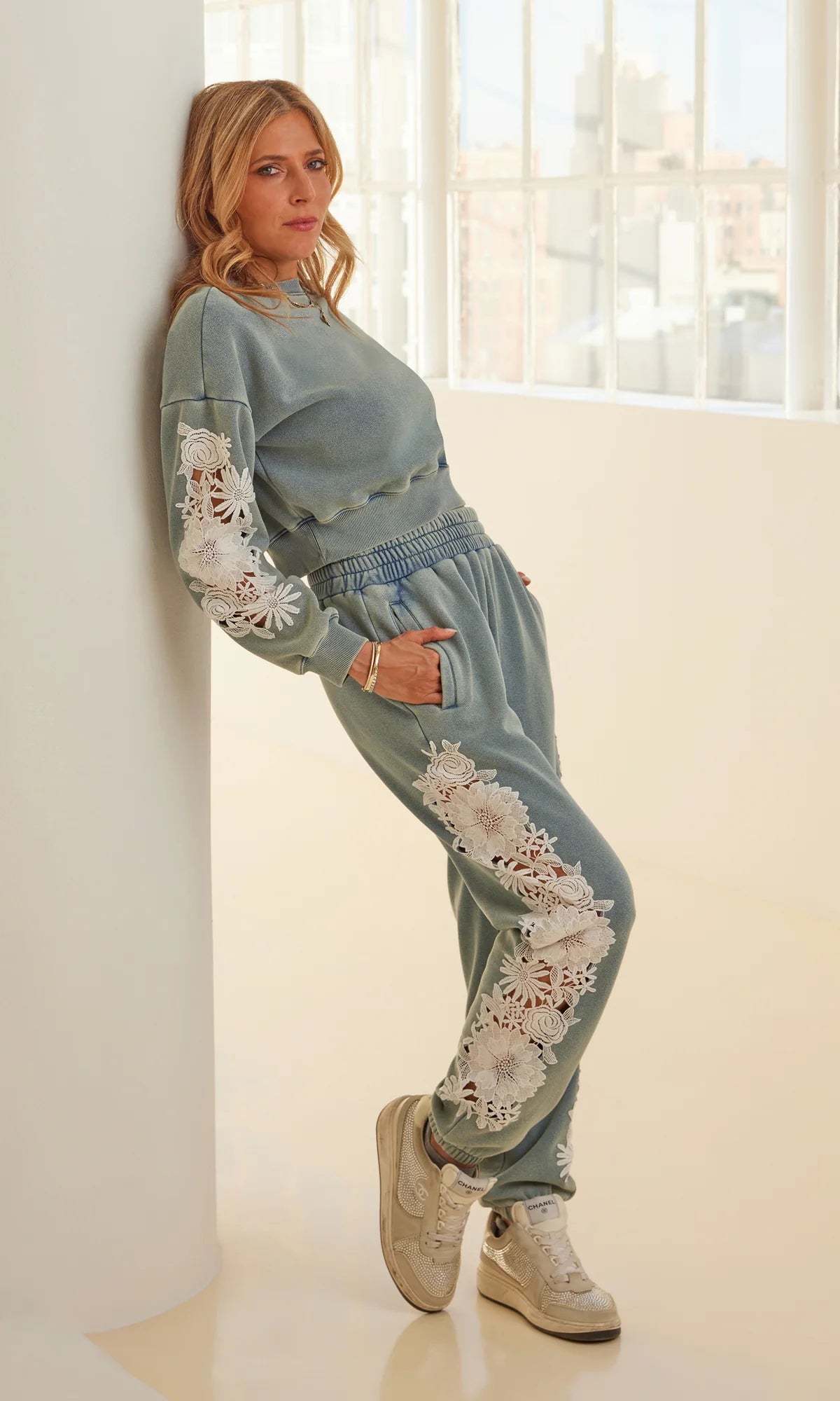 Winnie Lace Combo Jogger