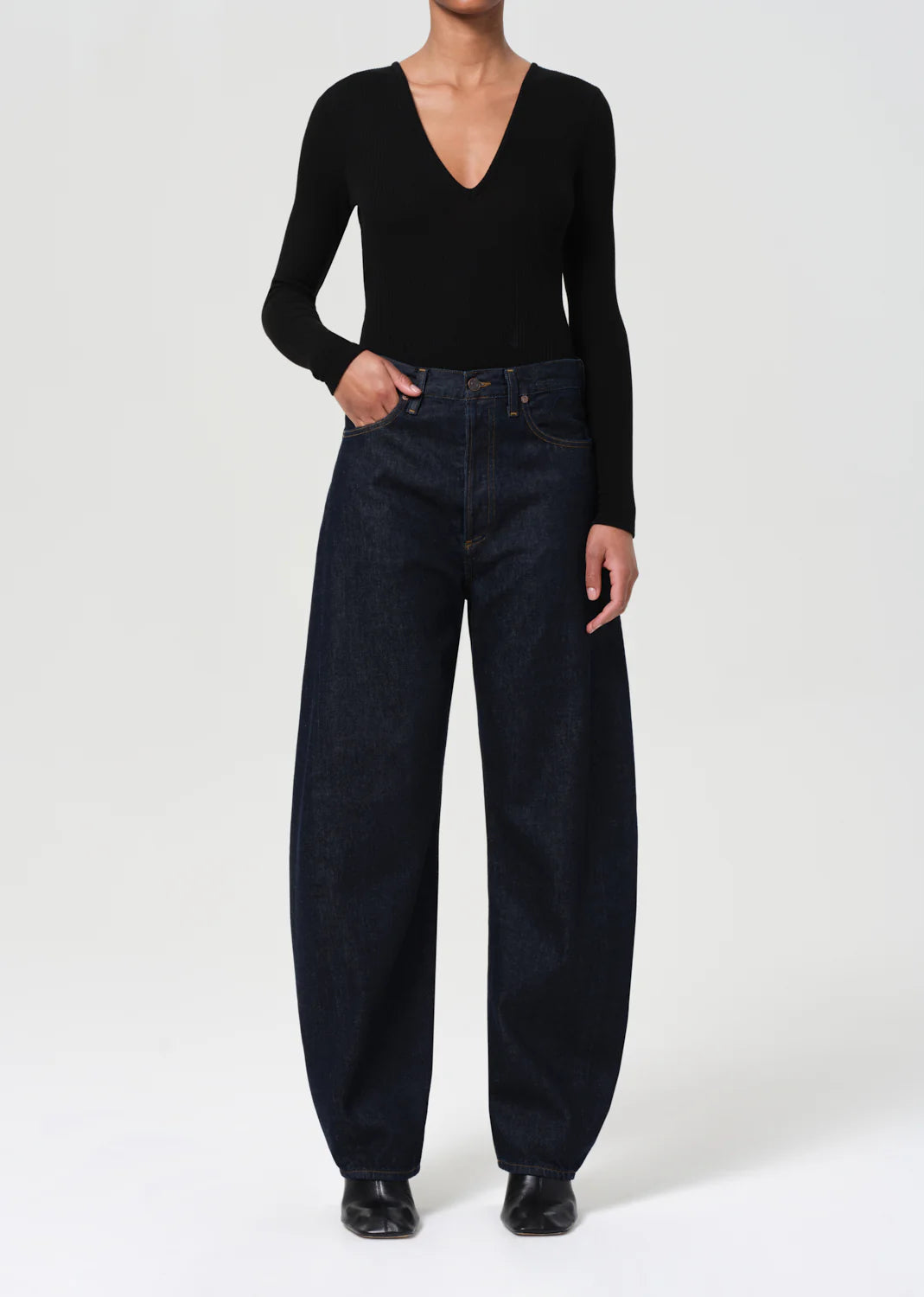 Luna High Rise Jean in Rinse