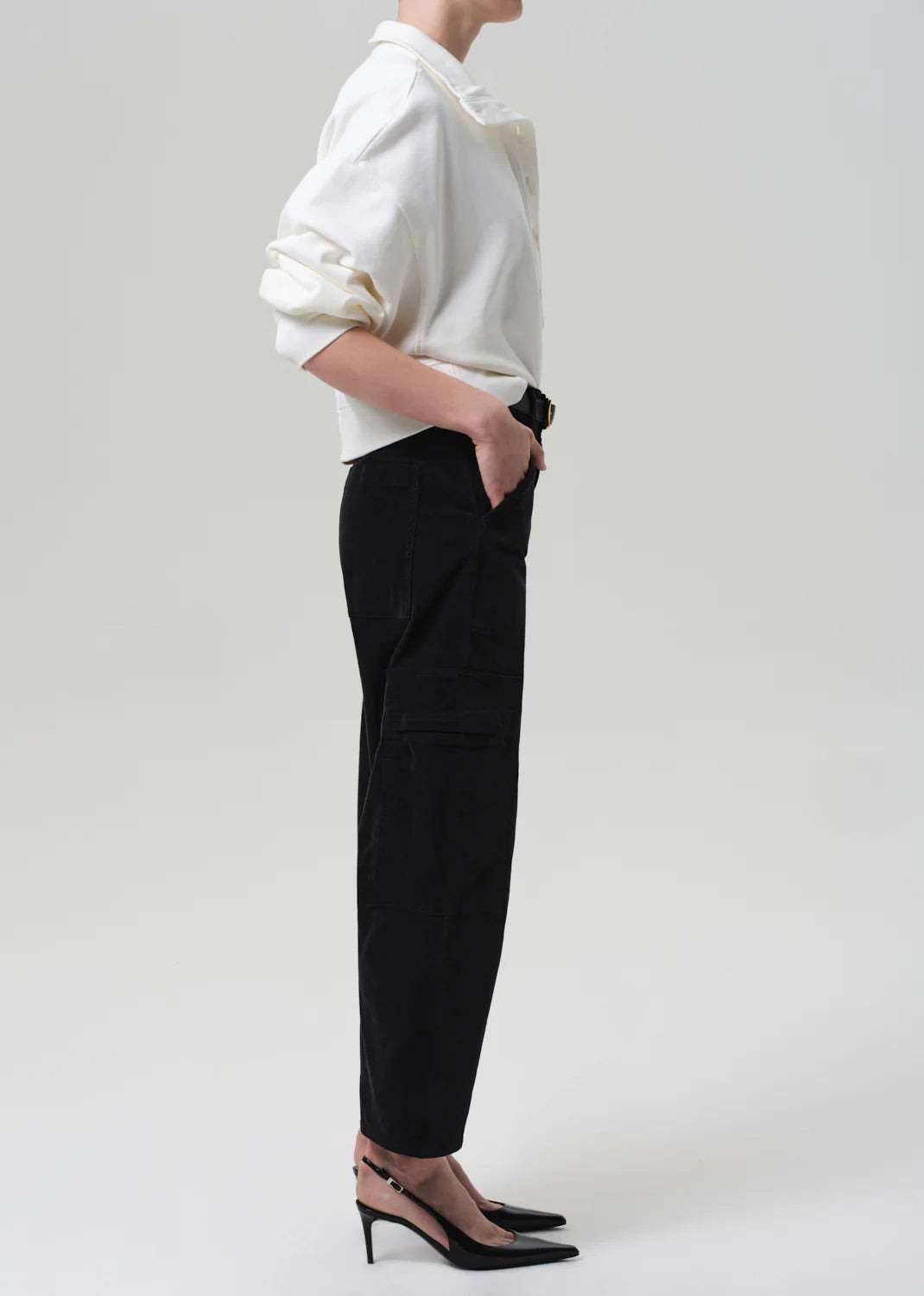 Marcelle Cargo Corduroy Charcoal