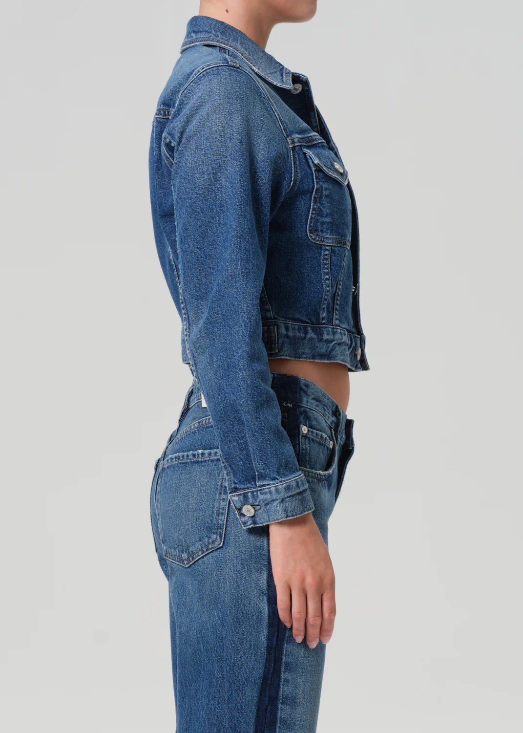 Charisse Shrunken Jacket In Briar