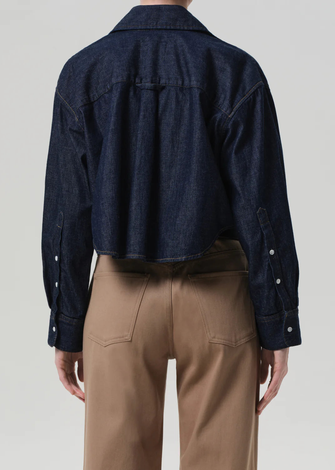 Ana Crop Shirt In Piave