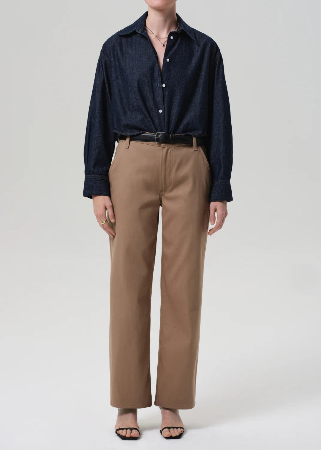 Ana Crop Shirt In Piave
