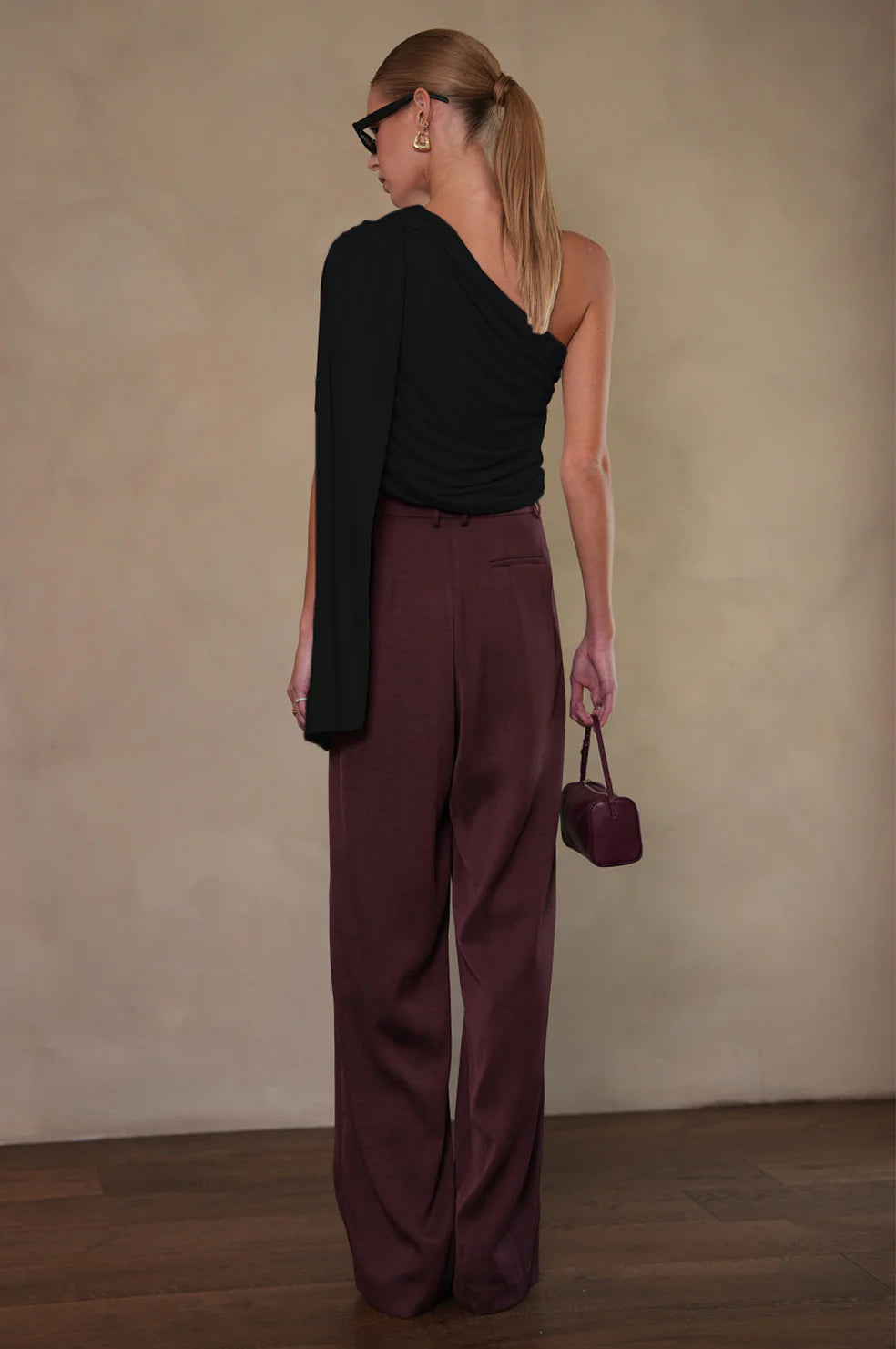 Sabrina Trouser Plum