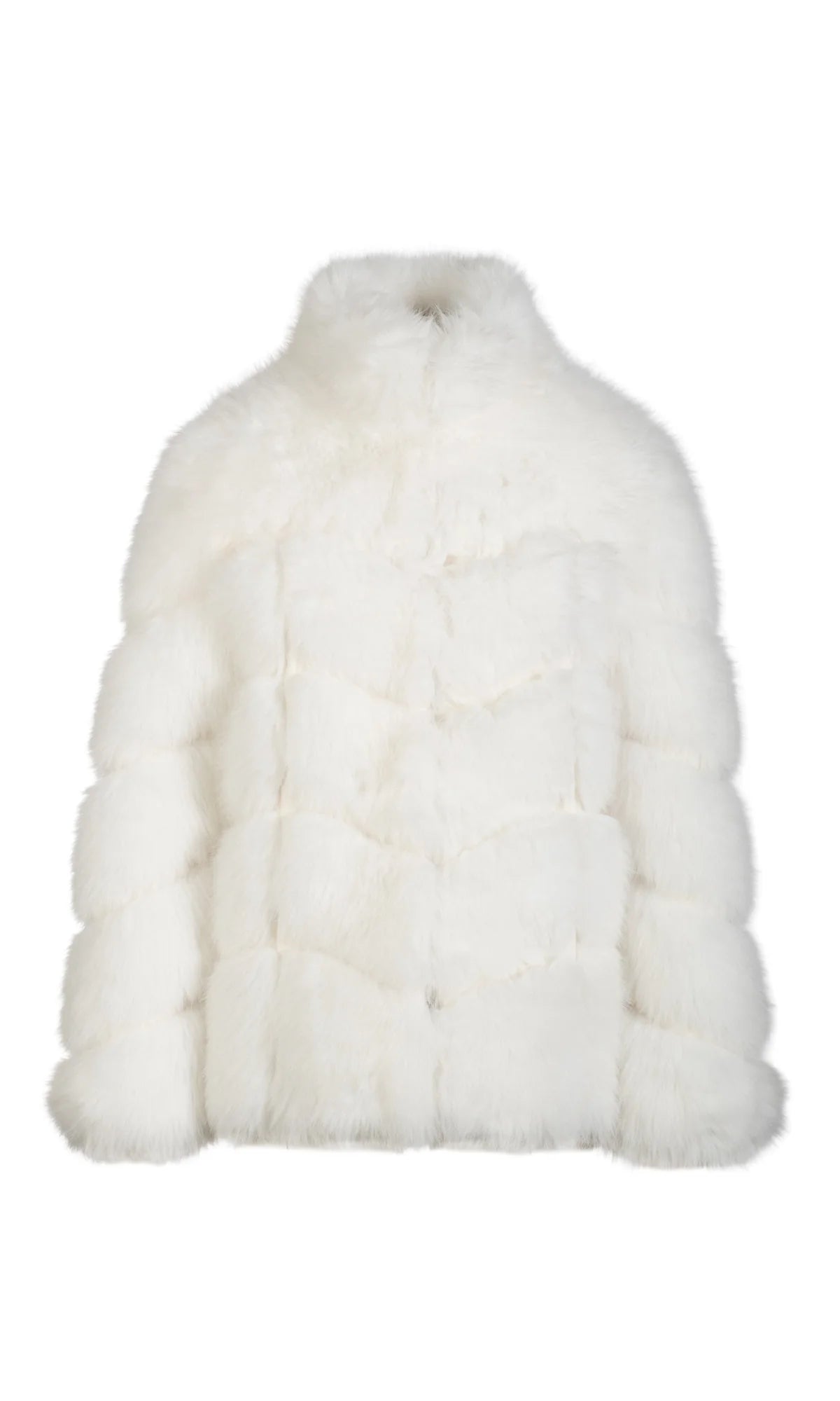 Louisa Faux Fur Jacket White