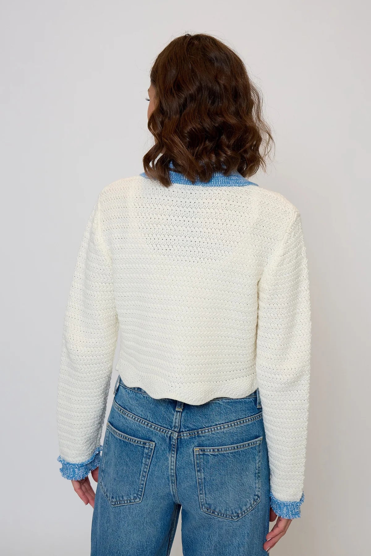 Rose Sweater Blue
