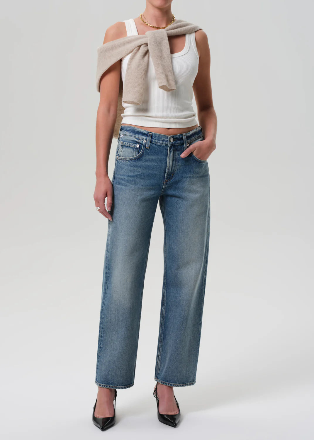 Lindz Low Rise Easy Straight in Bijou