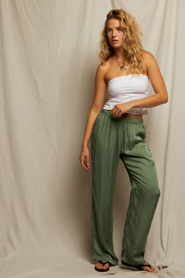 Camille Luxe Satin Pant