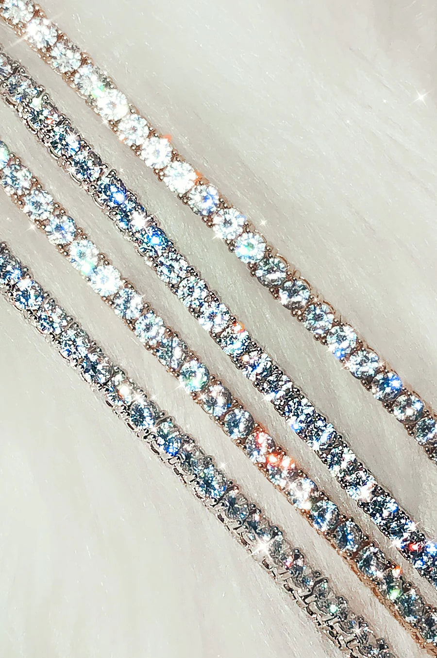 16” Tennis Necklace Gold