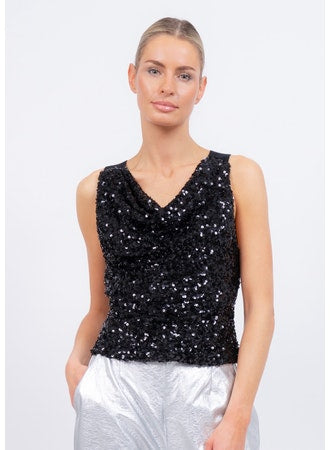 Aurelie Sequin Top