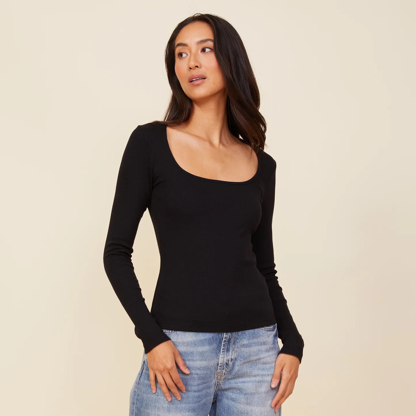 90’s Rib Long Sleeve